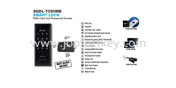 SGDL TC60MB ST GUCHI DIGITAL LOCK JB Johor Bahru Malaysia Supply, Suppliers, Sales, Services | Joo Fatt Key Service