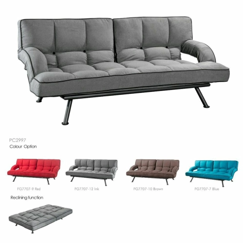 Metal frame Sofabed 3 Seaters  - FANTASIA