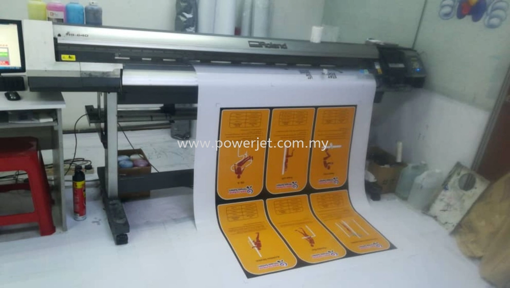 Inkjet stickers printing 
