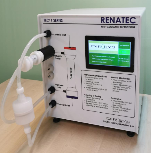 Automatic Dialyzers Reprocessing System RENATEC TEC11 Series Malaysia, Seremban, Negeri Sembilan Supplier, Suppliers, Supply, Supplies | DIROSYS SOLUTIONS (M) SDN BHD