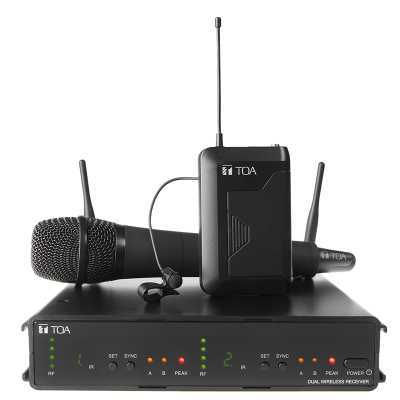 WS-402. TOA Dual Channel Wireless Set