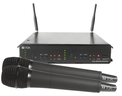 WS-422. TOA Dual Channel Wireless Set