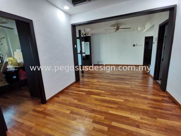 merbau wood flooring Parquet Flooring Work  Johor Bahru (JB), Taman Universiti, Skudai Contractor, Service | Pegasus Design & Build Sdn Bhd
