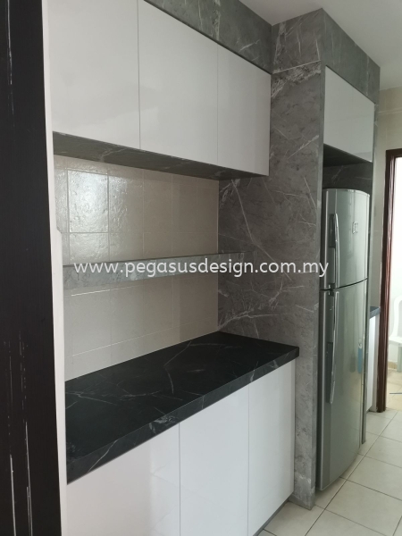  Reka Bentuk Kabinet Dapur Johor Bahru (JB), Taman Universiti, Skudai Contractor, Service | Pegasus Design & Build Sdn Bhd