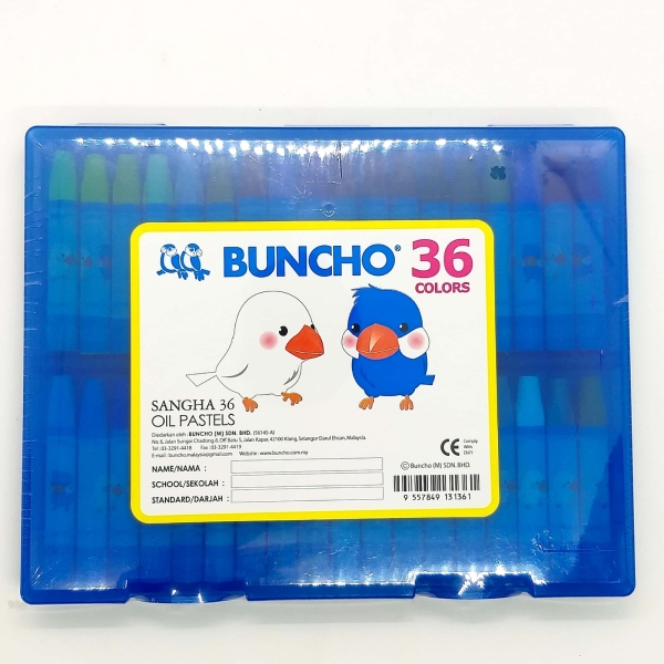 Buncho Sangha Oil Pastels 36 Colors Crayons & Pastels Art Supplies Stationery & Craft Johor Bahru (JB), Malaysia Supplier, Suppliers, Supply, Supplies | Edustream Sdn Bhd