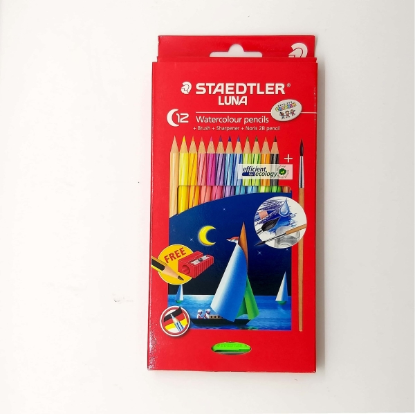 Staedtler Luna WaterColor Pencil 12 Colors Long Color Pencils Art Supplies Stationery & Craft Johor Bahru (JB), Malaysia Supplier, Suppliers, Supply, Supplies | Edustream Sdn Bhd