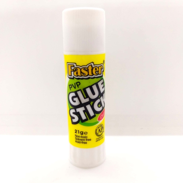 Faster PVP Glue Stick 21g Glue & Adhesive School & Office Equipment Stationery & Craft Johor Bahru (JB), Malaysia Supplier, Suppliers, Supply, Supplies | Edustream Sdn Bhd