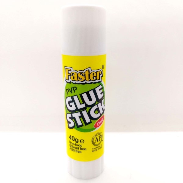 Faster PVP Glue Stick 40g Glue & Adhesive School & Office Equipment Stationery & Craft Johor Bahru (JB), Malaysia Supplier, Suppliers, Supply, Supplies | Edustream Sdn Bhd