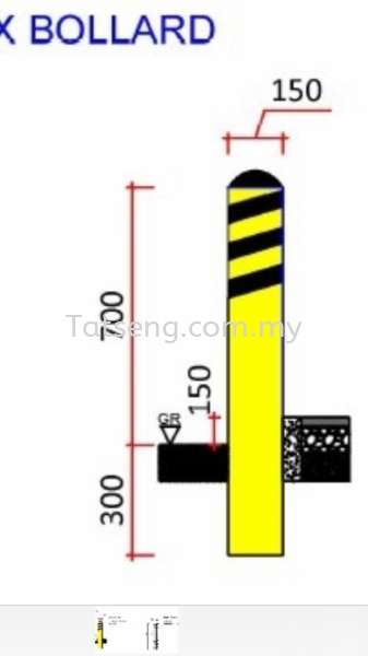 Concrete Bollard Concrete Bollard Selangor, Malaysia, Kuala Lumpur (KL) Supplier, Suppliers, Supply, Supplies | TAT SENG TRADING SDN BHD