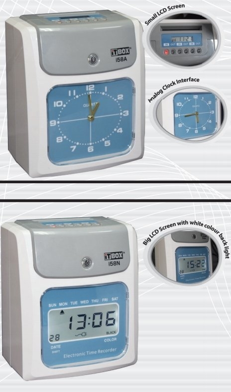 ELECTRONIC TIME RECORDER MODEL (i58A)[SUPPLIER KAJANG,SUPPLIER BANGI,SUPPLIER SRI KEMBANGAN,SUPPLIER CHERAS,SUPPLIER PUTRA JAYA,SUPPLIER NEGERI SEMBILAN,SUPPLIER NILAI,SUPPLIER SEREMBAN]