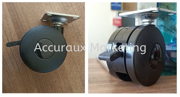 Flat, Swivel & Brake Twin Castor CASTOR 08. SUPPORT & CONNECTING Selangor, Malaysia, Kuala Lumpur (KL), Sungai Buloh Supplier, Distributor, Supply, Supplies | Accuraux Marketing Sdn Bhd