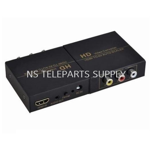 HDMI TO AV Converter with Power adapter  Model: FJ-HA1308 Converter with Adapter Converter Seremban, Malaysia, Negeri Sembilan Supplier, Suppliers, Supply, Supplies | NS Teleparts Supply