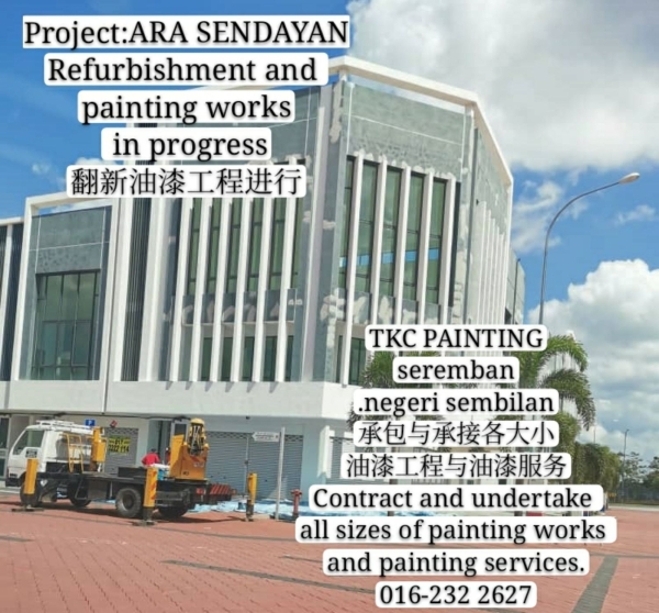 #Painting project at # Sendayan##Renovation and painting works##!#Paint it.#Looking for Us.TKC Painting#Seremban#Negeri Sembilan #20 #~#! ##:## ~##/###Banglo####TNB#### '' #Painting services &#Painting Projects #package labor and materials #Shophouse, #home, #temple, #factory,#Tangki#and #school https://m.facebook.com/tkcpaintingN.S/?ref=bookmarks https://www.facebook.com/pg/tkcpaintingN.S/about/https://www.tkcpainting.com.myhttp://wa.me/60162322627whatsapp:016-232 2627 Project#Sendayan#Ṥ̽#Renovation and painting works
#Ҫ#!
#Paint it.
#Looking for Us.
TKC Painting#Seremban#Negeri Sembilan  
#ӵ20ᾭ #~#۸! 
#а#н:
#СṤ#    
 ~#ҵ Painting Service  Negeri Sembilan, Port Dickson, Malaysia Service | TKC Painting Seremban Negeri Sembilan