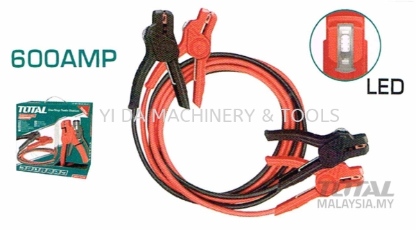 TOTAL PBCA16008L Booster Cable Comes with LED indicators TOTAL TOOLS Kuala Lumpur (KL), Malaysia, Selangor, Kepong Supplier, Suppliers, Supply, Supplies | YI DA MACHINERY & TOOLS