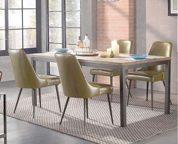 QULLEN Wooden Dining Table With Steel Leg  Office Table  Meja Makan Dining Table Set Kitchen & Dining Malaysia, Selangor, Kuala Lumpur (KL) Supplier, Suppliers, Supply, Supplies | Like Bug Sdn Bhd