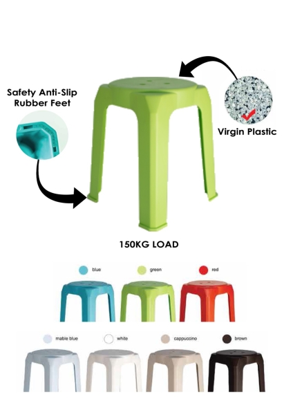 Stool Plastic Chair Plastic Chair Chairs Loose Furniture Johor Bahru (JB), Malaysia, Iskandar Supplier, Suppliers, Supply, Supplies | PSB Decoration Sdn Bhd