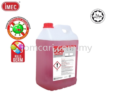 IMEC 556 Sanitizer, Halal, 2 x 10 L 