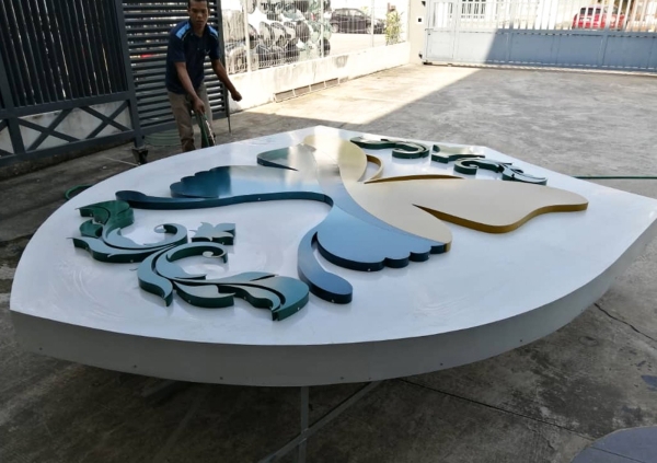 3D Lettering aluminium box up with 2K painting 3D Letter Sign Johor Bahru JB Malaysia LED Displayboard, Signboard Design | VETER SIGN SDN BHD