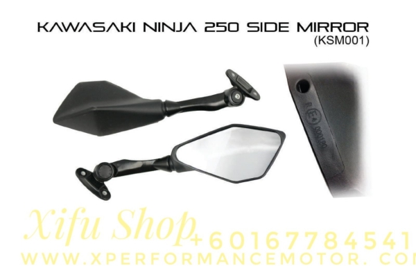 SIDE MIRROR SET KAWASAKI NINJA 250 Others Johor Bahru JB Supply Suppliers | X Performance Motor