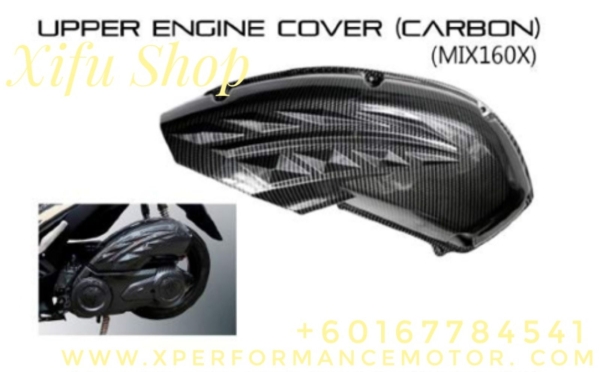 UPPER ENGINE COVER NVX155 CARBON  Others Johor Bahru JB Supply Suppliers | X Performance Motor