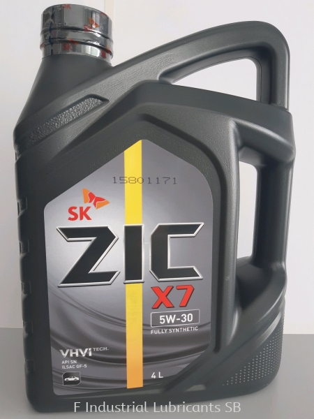 ZIC X7 5W-30 (API-SN PLUS) ZIC Gasoline SK ZIC Engine Oils Malaysia, Perak Distributor, Supplier, Supply, Supplies | F Industrial Lubricants Sdn Bhd