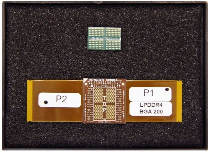 W6601A BGA Interposer, LPDDR4 200-ball, 2-wing For Logic Analyzer ...