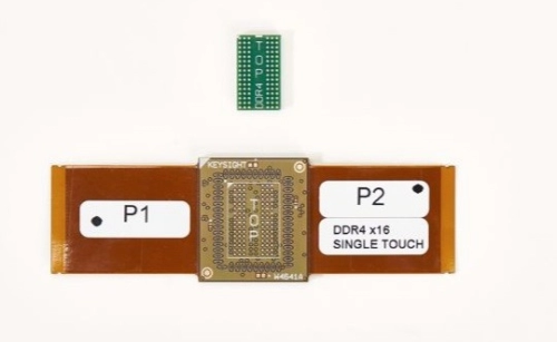 W4641A DDR4 x16 2-wing BGA Interposer for Logic Analyzers, Connects to 61-pin ZIF