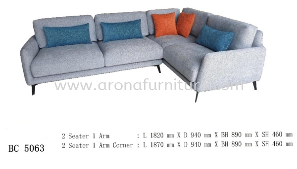 Bc 5063 Sofa L-Shape Fabric Sofa Arona Johor Bahru (JB), Malaysia, Skudai Supplier, Suppliers, Supply, Supplies | Arona Furniture Sdn. Bhd.