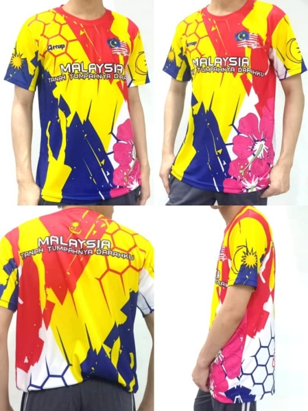 Attop Malaysia Shirt RN SS Microfibre Sublimation Jersey Kuala Lumpur (KL), Malaysia, Selangor, Pandan Indah Manufacturer, Supplier, Supply, Supplies | Azzurri Enterprise Sdn Bhd