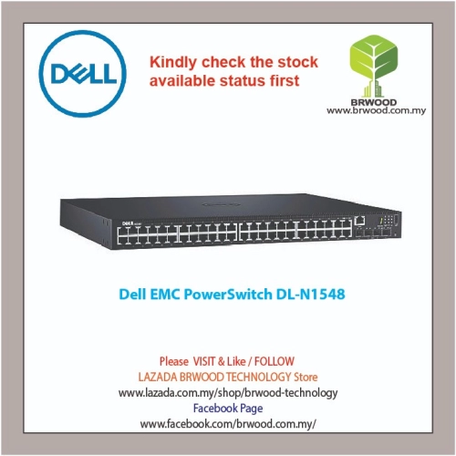 DELL EMC PowerSwitch N1548 48G c/w 4 10GbE SFP+ Switch