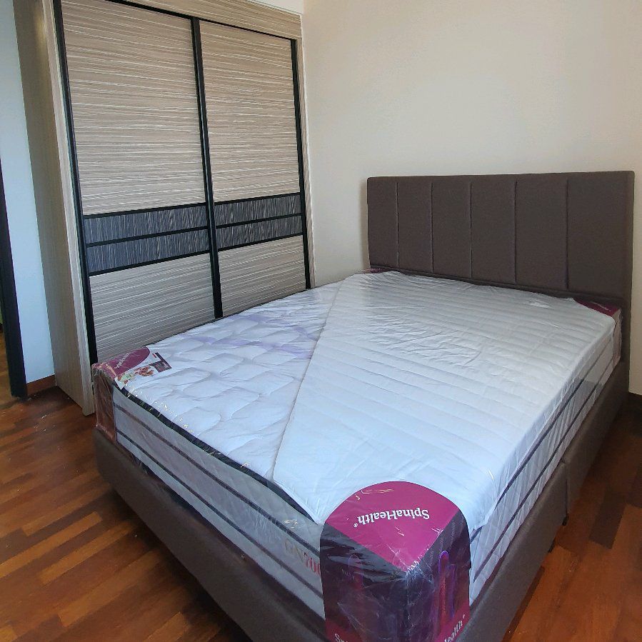 Tamarind full height wardrobe installation Bedframe and mattress