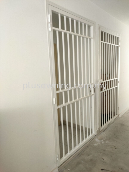 Grill Door @Pangsapuri De Palma, Setia Alam, Selangor  Grill Door Selangor, Malaysia, Kuala Lumpur (KL), Cheras Contractor, Service | Plus Awning & Iron Sdn Bhd