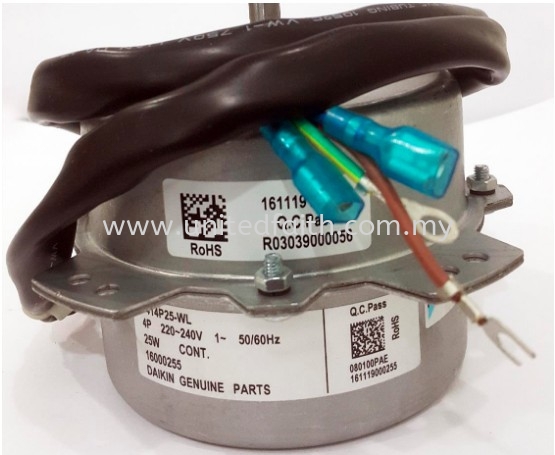 DAIKIN FAN MOTOR , YDK64-6C/MSL25C-501 Daikin /Acson / York Spare Parts Selangor, Malaysia, Kuala Lumpur (KL), Singapore, Puchong, Petaling Jaya (PJ), Pandan Jaya Supplier, Suppliers, Supply, Supplies | United Faith Sdn Bhd