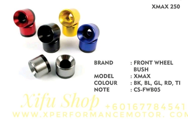 FRONT WHEEL BUSH ACCESSORIES CNC YAMAHA XMAX250/300  Others Johor Bahru JB Supply Suppliers | X Performance Motor