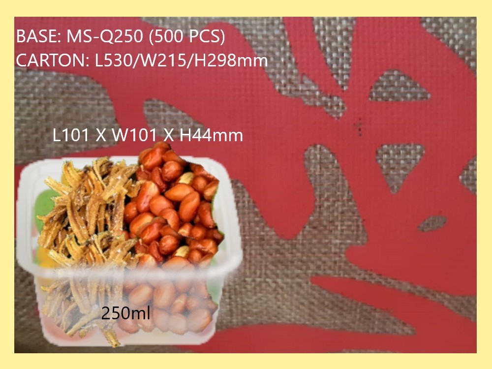 MS-Q250 BASE+LIDS (500 PCS)x2