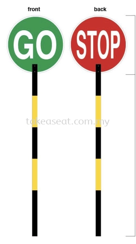 Stop And Go Road Signs 