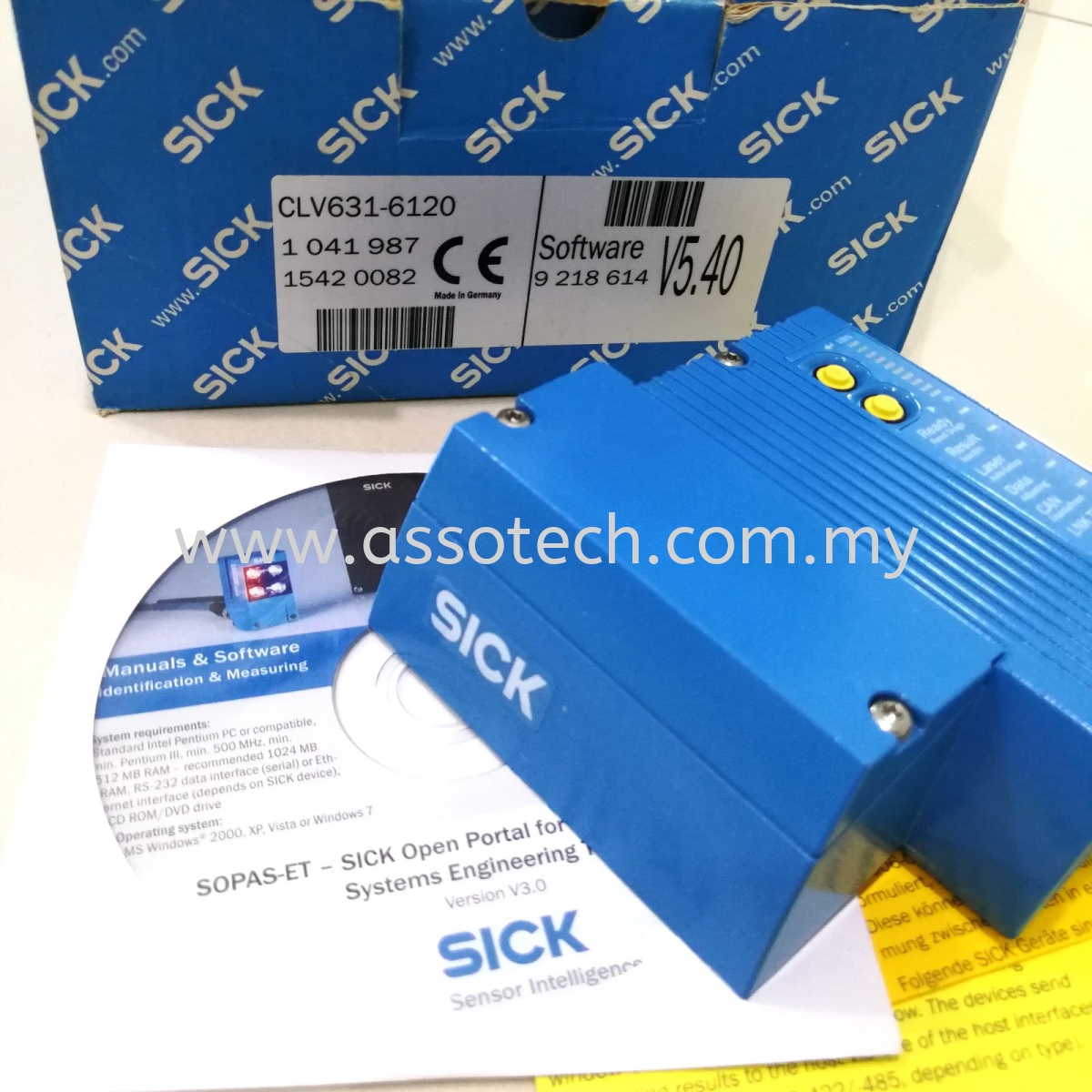 SICK Barcode Scanner, Model: CLV631 SICK Penang, Malaysia, Bayan Baru  Supplier, Suppliers, Supply, Supplies | Assotech