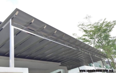 Bumbung Panel Komposit Aluminium (Awning) - Johor / Johor Bahru