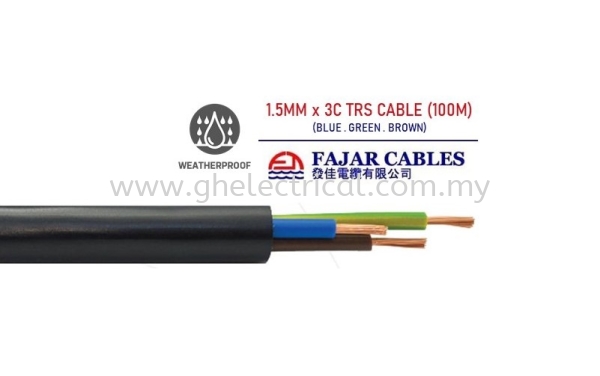 Fajar 0.75mm-6mm X 3c Trs Cable  Fajar Cables Cables Kuala Lumpur (KL), Malaysia Supply, Supplier | G&H Electrical Trading Sdn Bhd