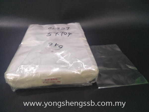 PP 5"x7" (04) (2KG/15PKT/30KG) THAI/PP Plastic Bag Plastic Bag Johor Bahru (JB), Malaysia, Muar, Skudai Supplier, Wholesaler, Supply | Yong Sheng Supply Sdn Bhd