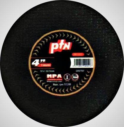 PTN 4" X 1.2MM (GOLD LINE) ABRASIVE PRODUCT (Cutting/Grinding/Sand disc) Selangor, Malaysia, Kuala Lumpur (KL), Klang Supplier, Suppliers, Supply, Supplies | Fast Weld Sdn Bhd
