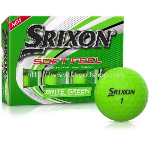 Srixon Soft Feel 2 Brite Green Golf Balls