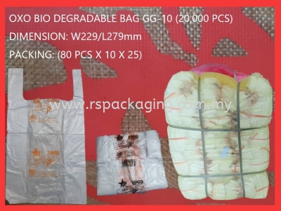 GG-10 OXO BIO DEGRADABLE BAG (+-20,000 PCS)