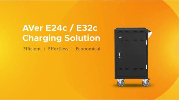AVer Education Product series Aver Charge & Sync Carts E32C -32 bays, tablets, laptops & Chrome-books Economy Charge Cart
