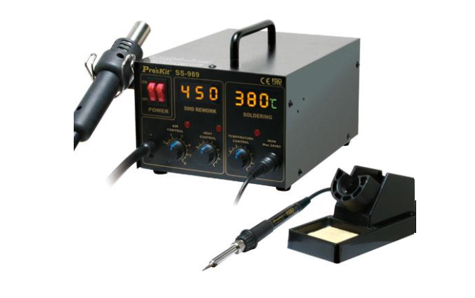 proskit - ss-989 2in 1 smd hot air rework station