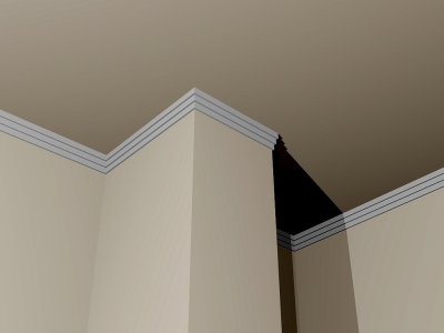 Simple Cornice Plaster Ceiling