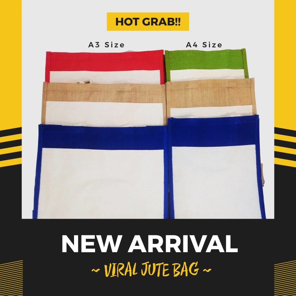 HOT GRAB!!! VIRAL Jute Bag.. GRAB NOW!!