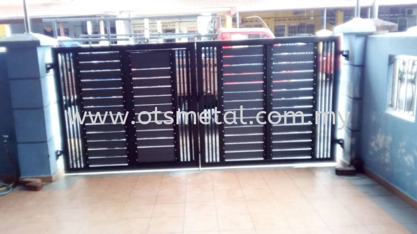 MMG024 Metal Main Gate (Grill) Johor Bahru (JB) Design, Supplier, Supply | OTS Metal Works