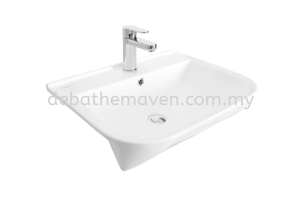 BRAND:THE VERVE-VS2026 Semi Recessed Basin Ceramic Basin Selangor, Malaysia, Kuala Lumpur (KL), Kajang Supplier, Suppliers, Supply, Supplies | DE'BATHE MAVEN