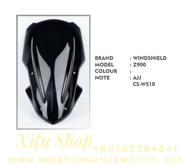 WINDSHIELD ACCESSORIES AFTER MARKET KAWASAKI Z900 CS-WS10 Others Johor Bahru JB Supply Suppliers | X Performance Motor